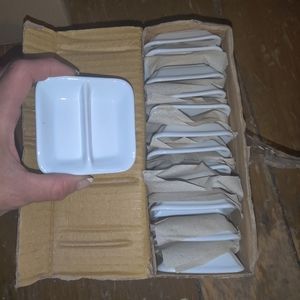 Set of twelve dipping Trays brand new